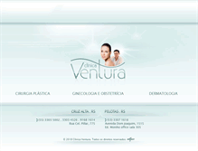 Tablet Screenshot of clinicaventura.com.br